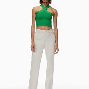 Babaton Cream Straight Leg Pants